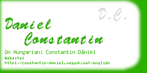 daniel constantin business card